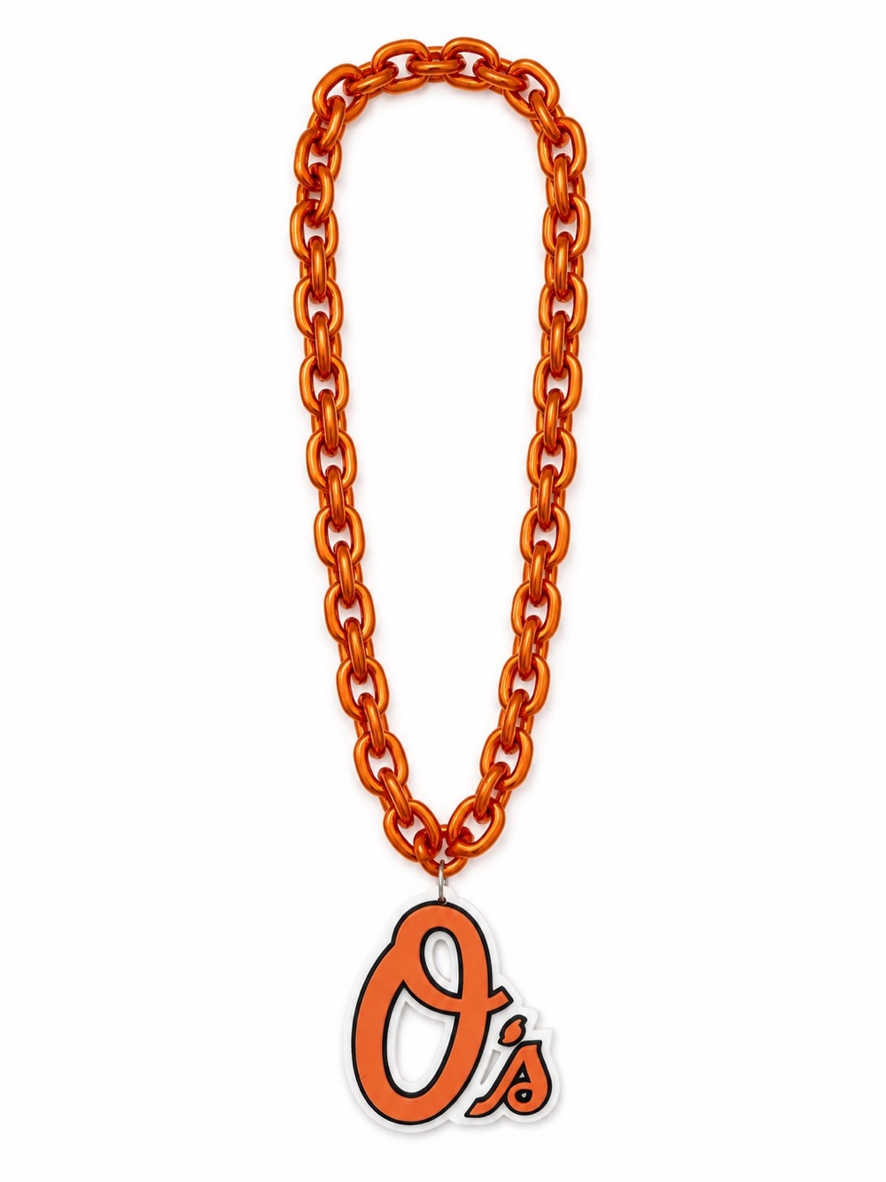 Baltimore Orioles MLB Big Logo Fan Chain Necklace